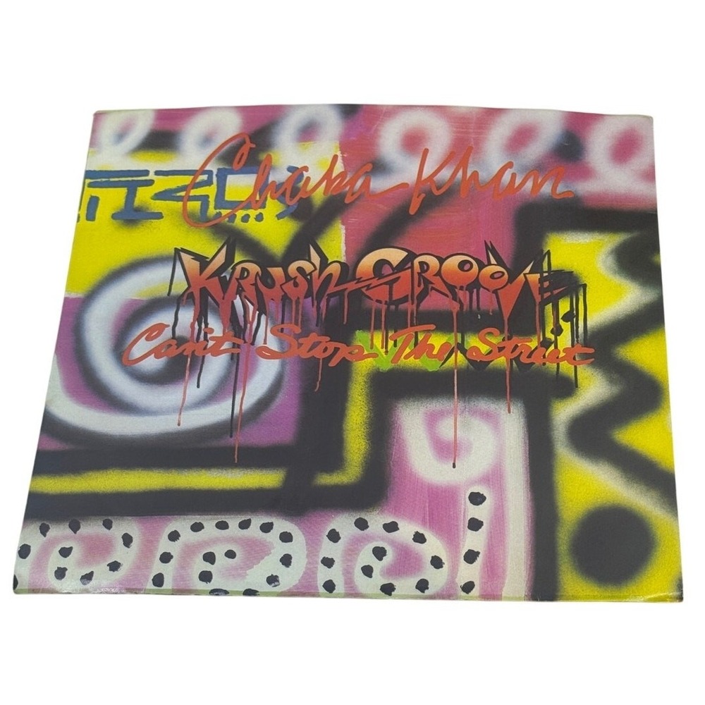 Chaka Khan 7" Vinyl Single Can't Stop the Street 1985‎ Krush Groove Warner
